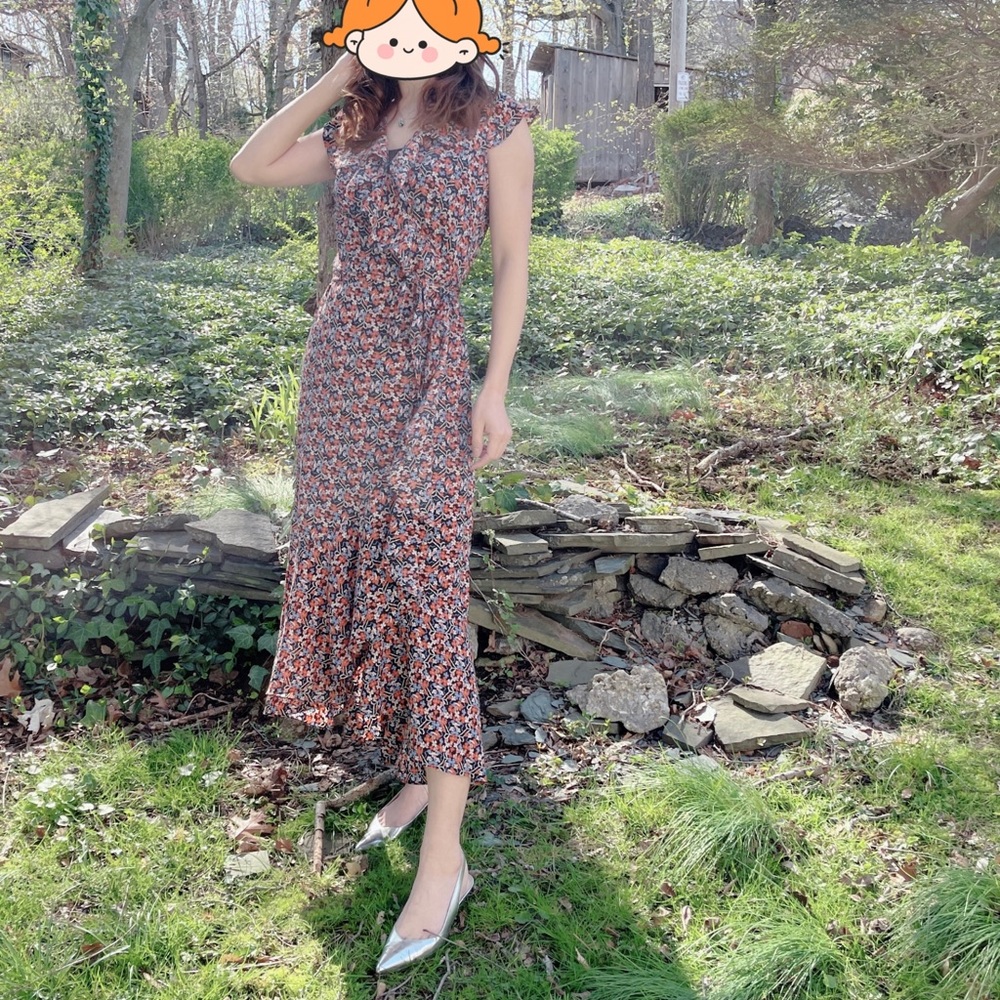 NWT Max studio Floral wrap dress